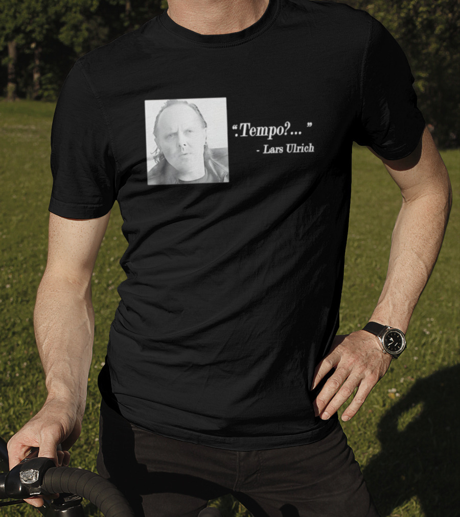 Lars Ulrich Tempo Vintage Style Photo T-Shirt