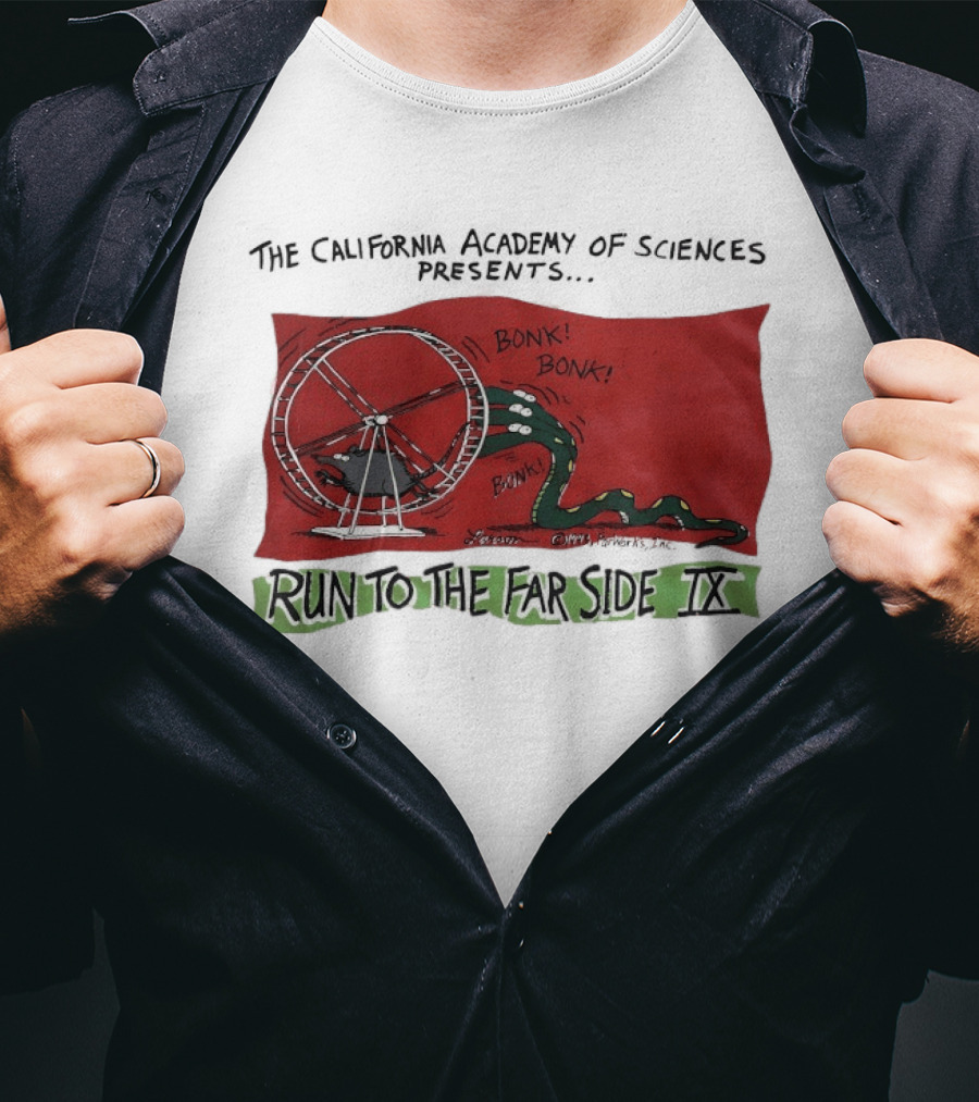 The California Academy Of Sciences Presents Run To The Far Side IX Bonk! Bonk! T-Shirt