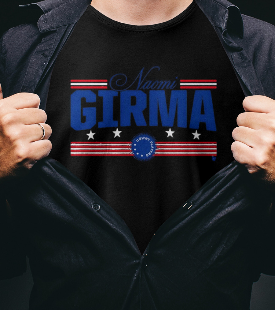 Naomi Girma USWNT Players Stars And Stripes T-Shirt