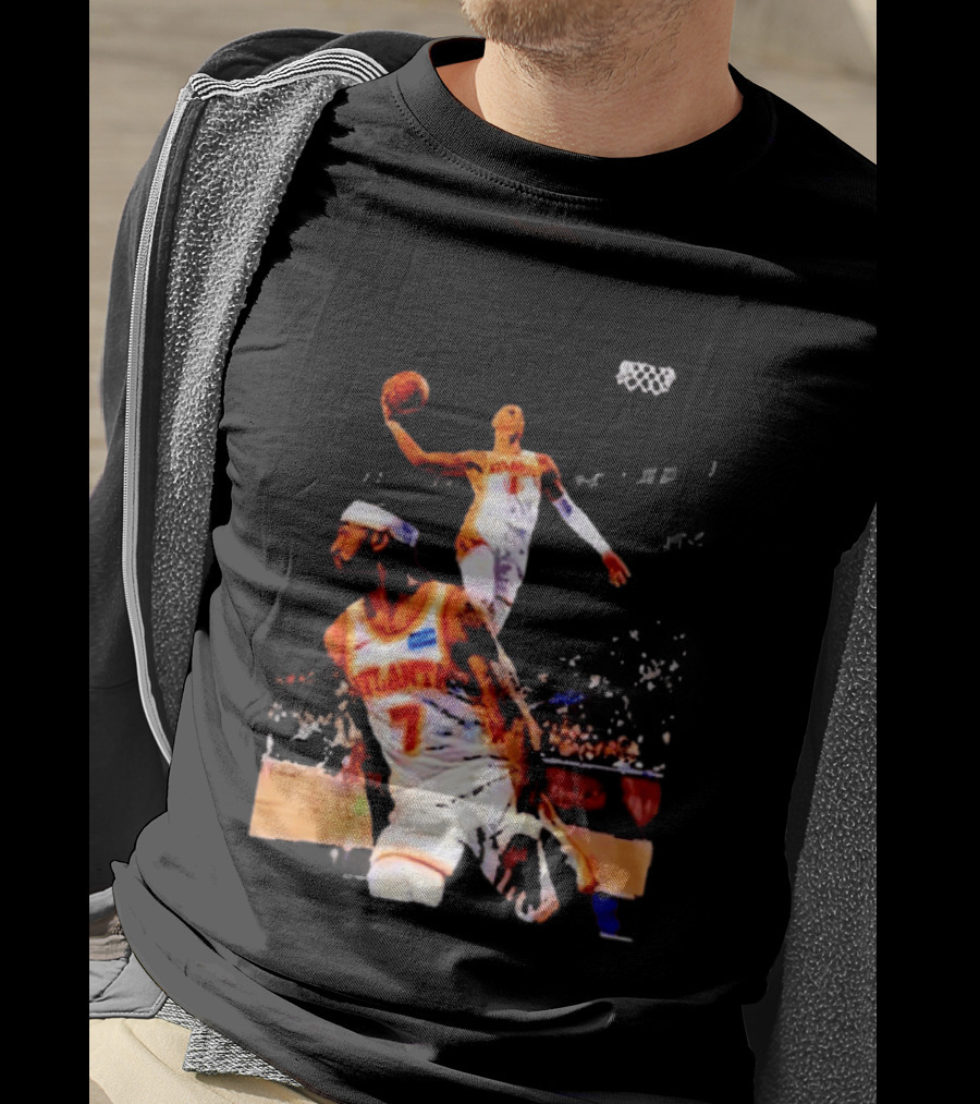 Nickeil Alexander Walker Jalen Johnson Slam Dunk Atlanta Hawks Basketball T-Shirt