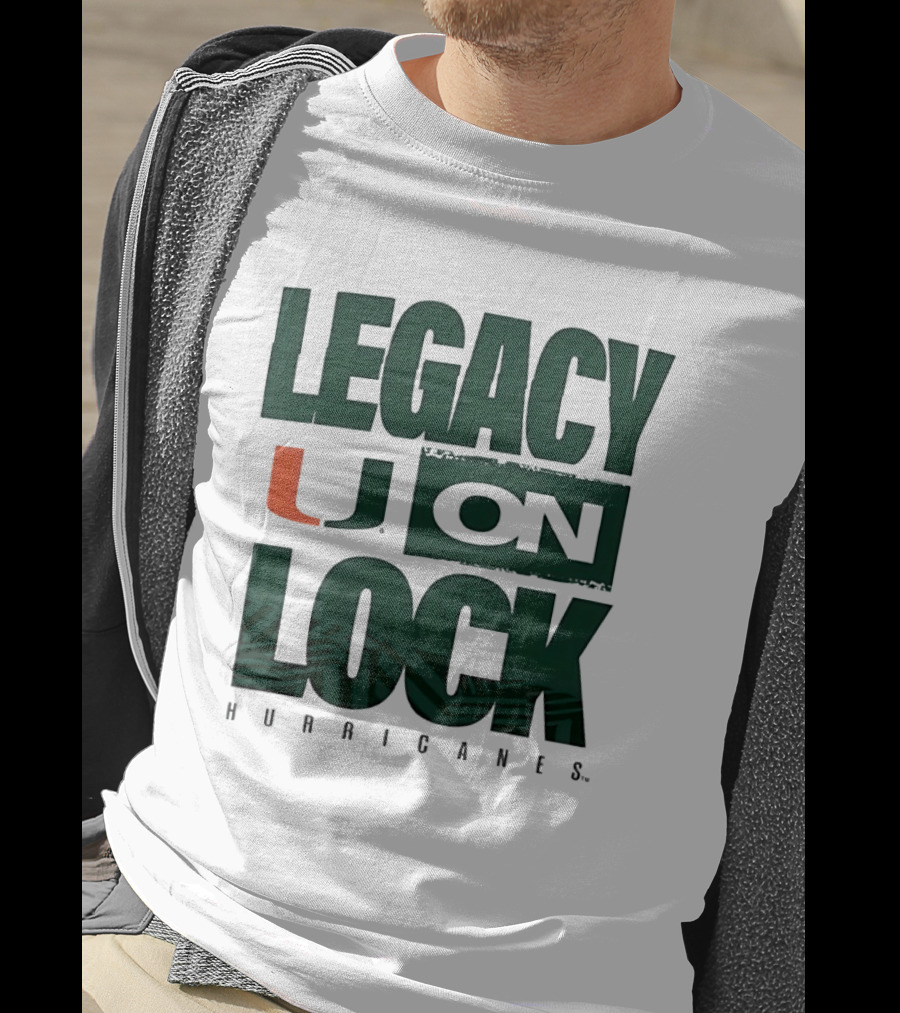 Legacy U On Lock Miami Hurricanes T-Shirt