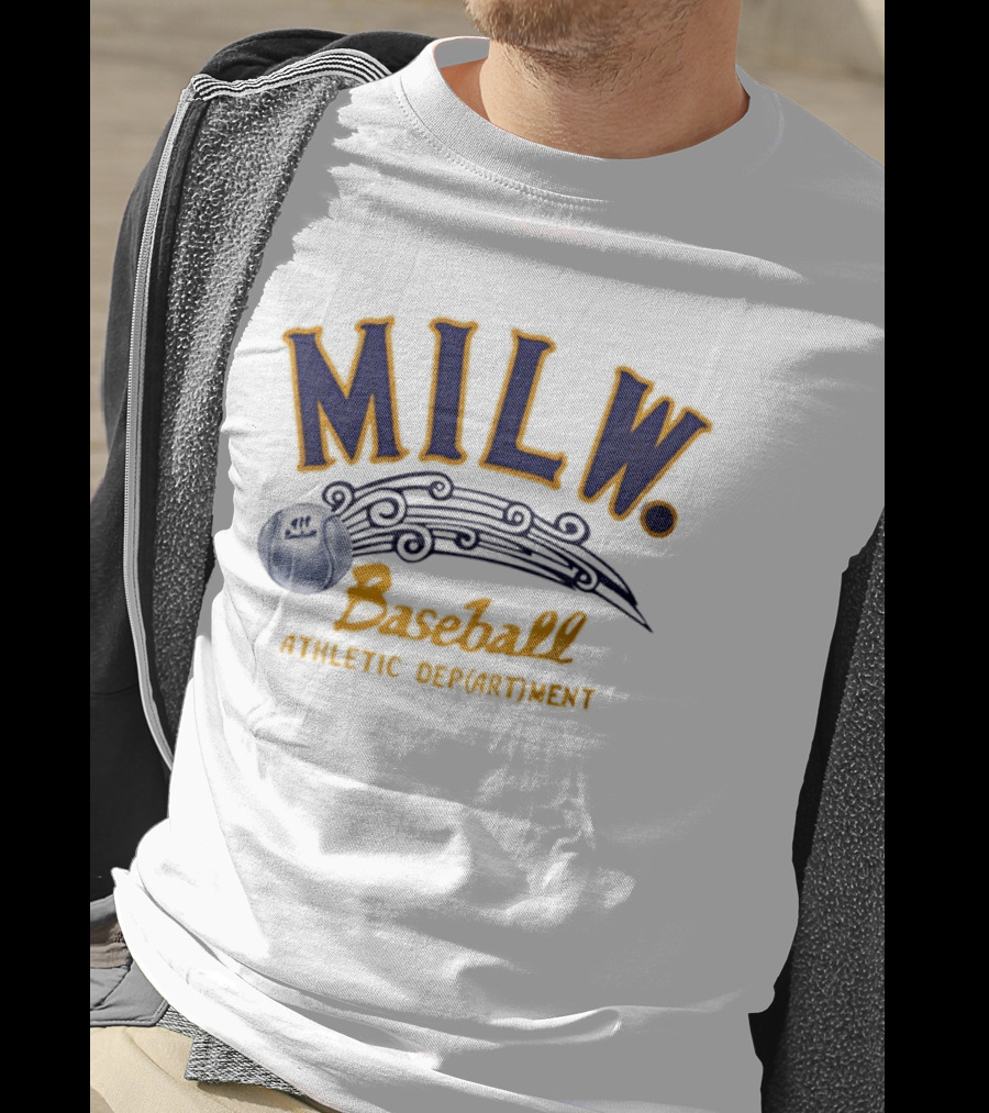 MILW Baseball Athletic Department Vintage Style Sports T-Shirt