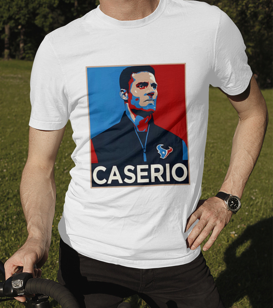 Caserio Houston Texans Bold Red Blue T-Shirt
