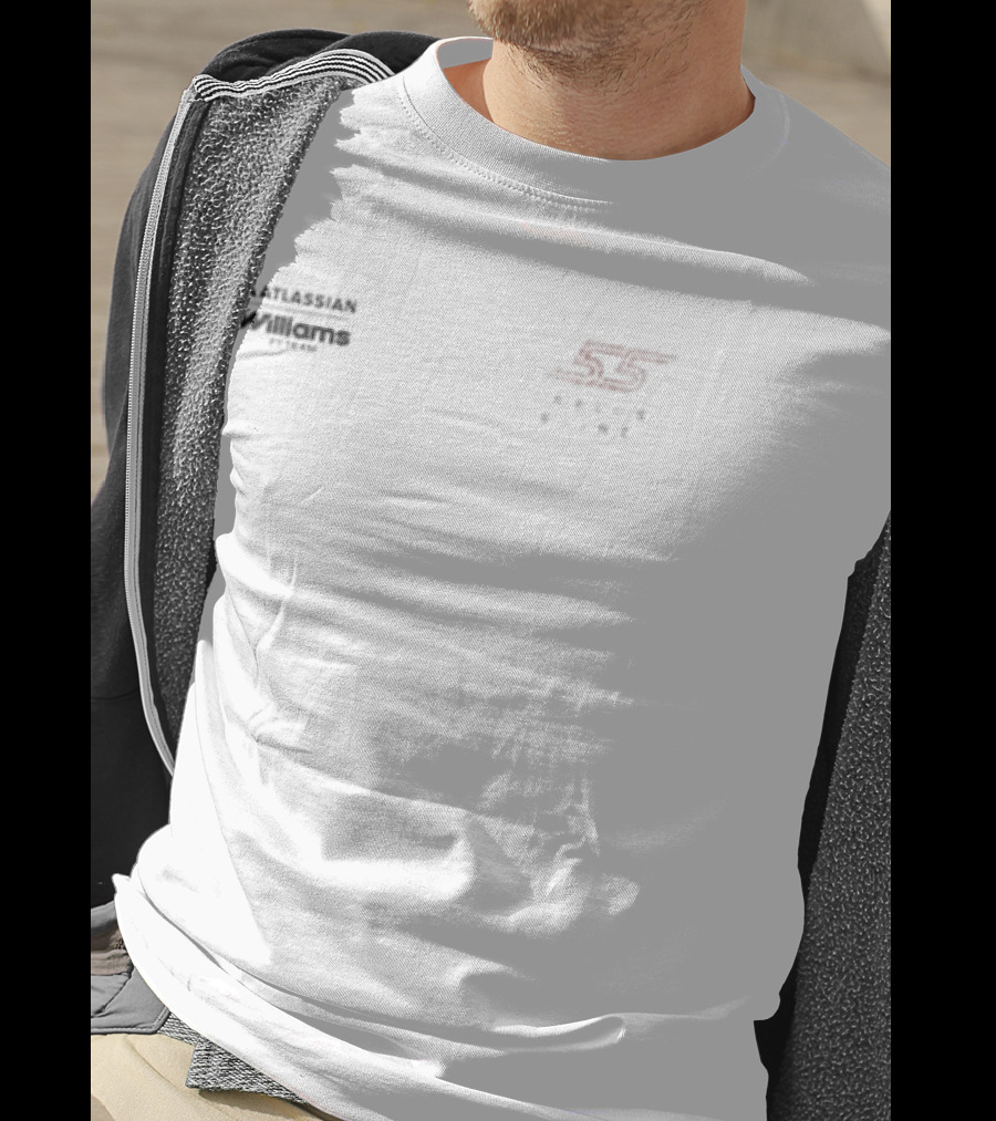 Scuderia Ferrari Style Carlos Sainz Signature Number 55 T-Shirt