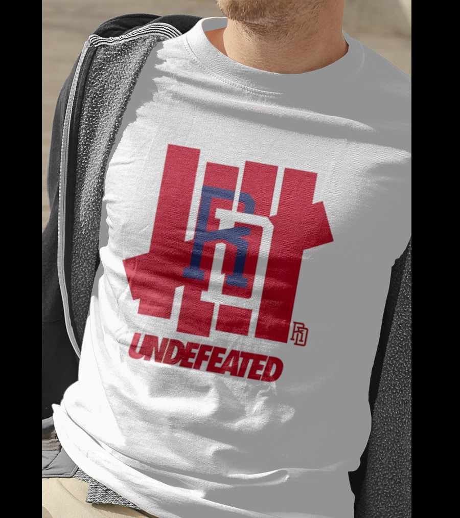 Dominican Republic Baseball RD Undefeated Red Blue T-Shirt