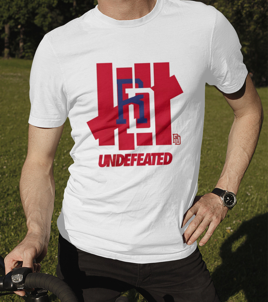 Dominican Republic Baseball RD Undefeated Red Blue T-Shirt