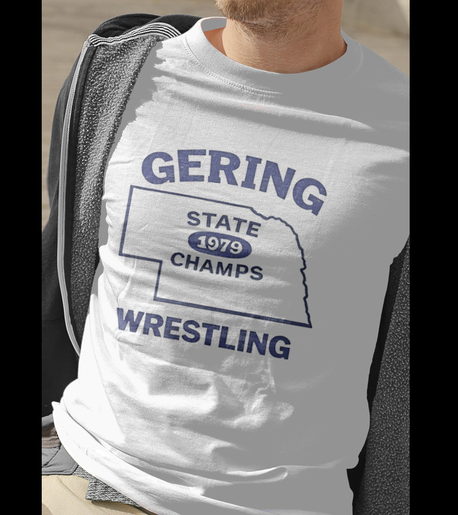 Gering Wrestling State Champs 1979 Nebraska T-Shirt