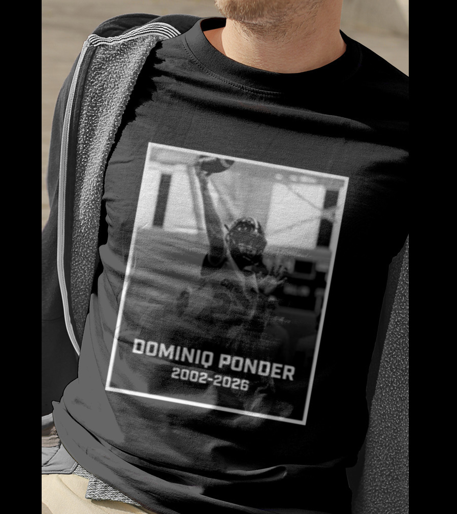 RIP Dominiq Ponder Colorado Quarterback 2002 2026 T-Shirt