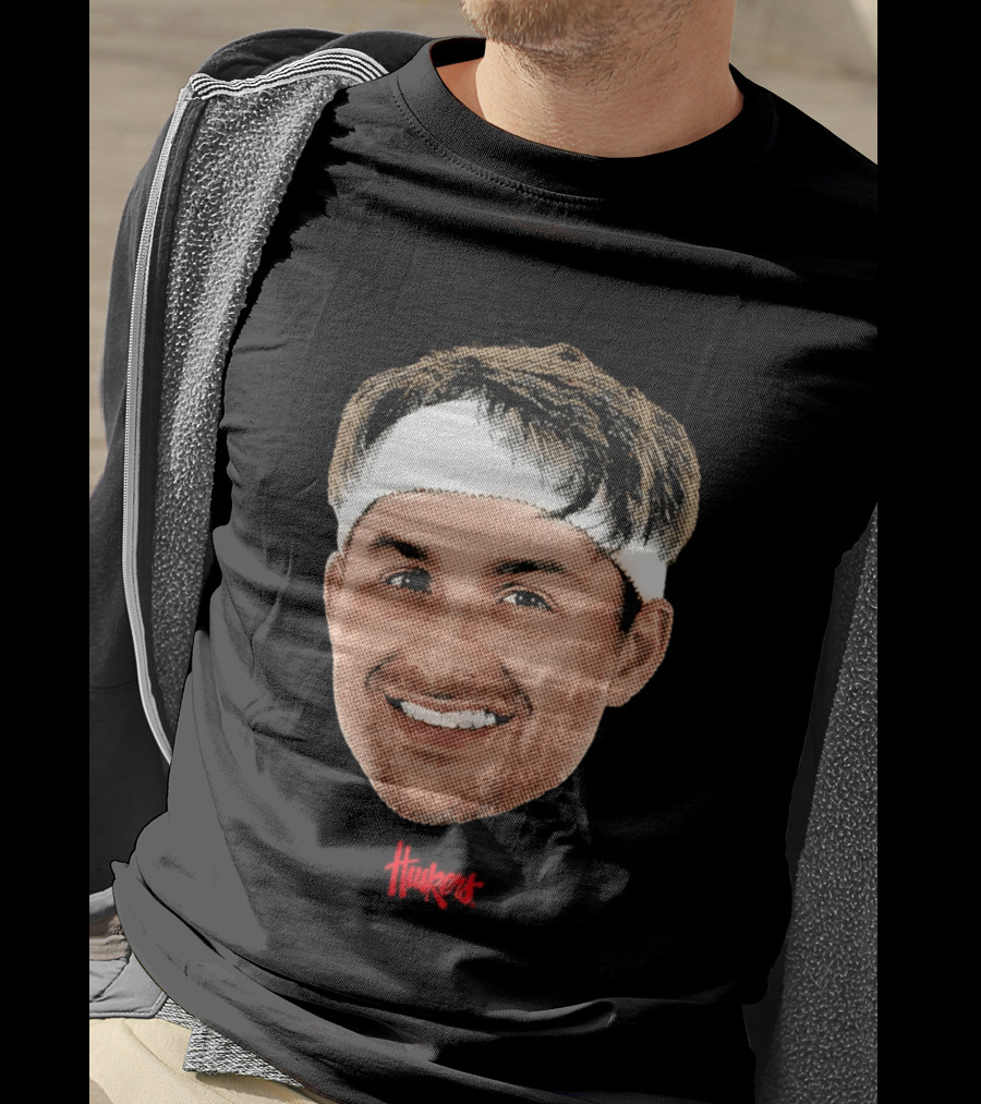 Samuel Hoiberg Nebraska Cornhuskers Big Head Unisex Basketball Fan T-Shirt