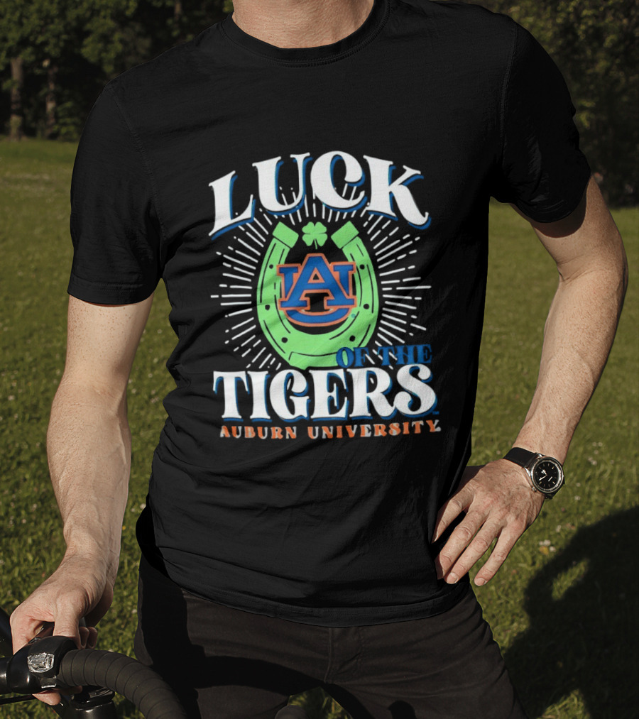 Luck On The Auburn Tigers Auburn University T-Shirt
