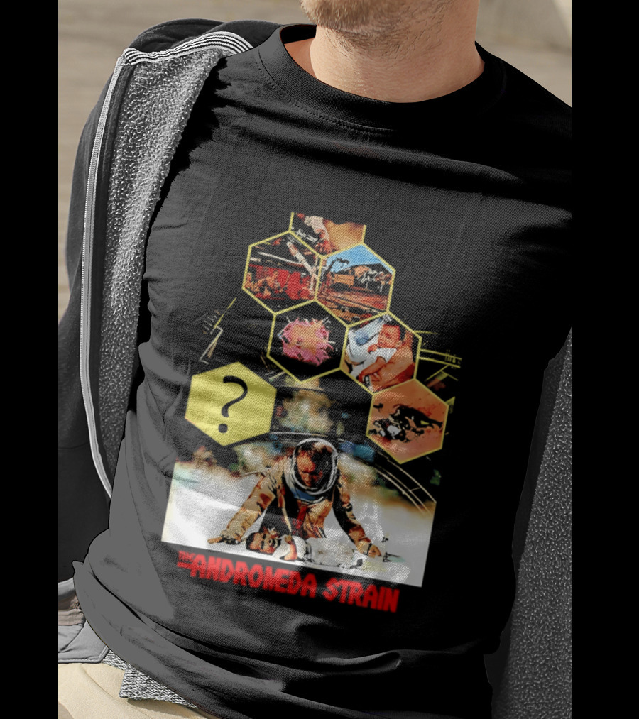 The Andromeda Strain Hexagonal Imagery And Mystery T-Shirt