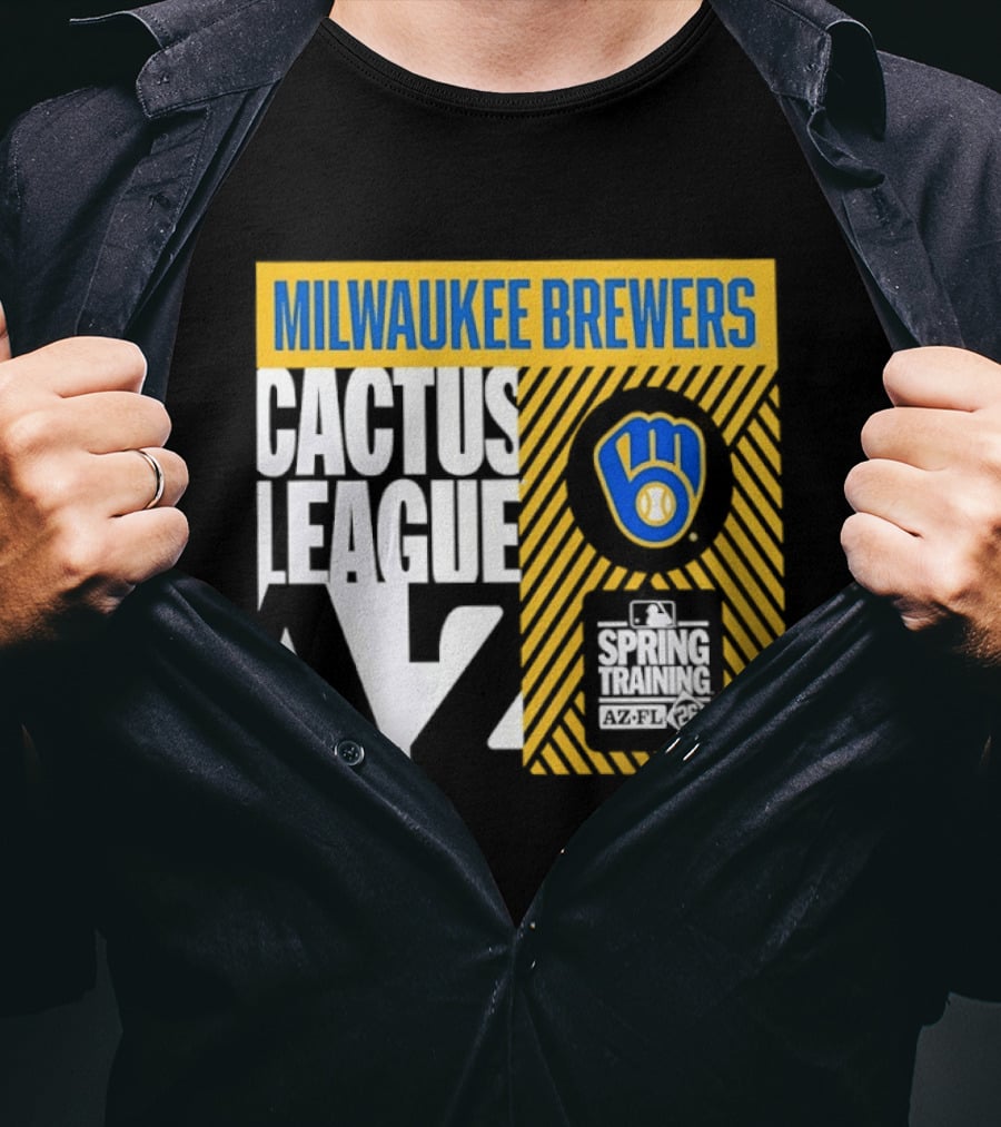 Milwaukee Brewers Cactus League Spring Training 2026 Baseball Fan Gear T-Shirt