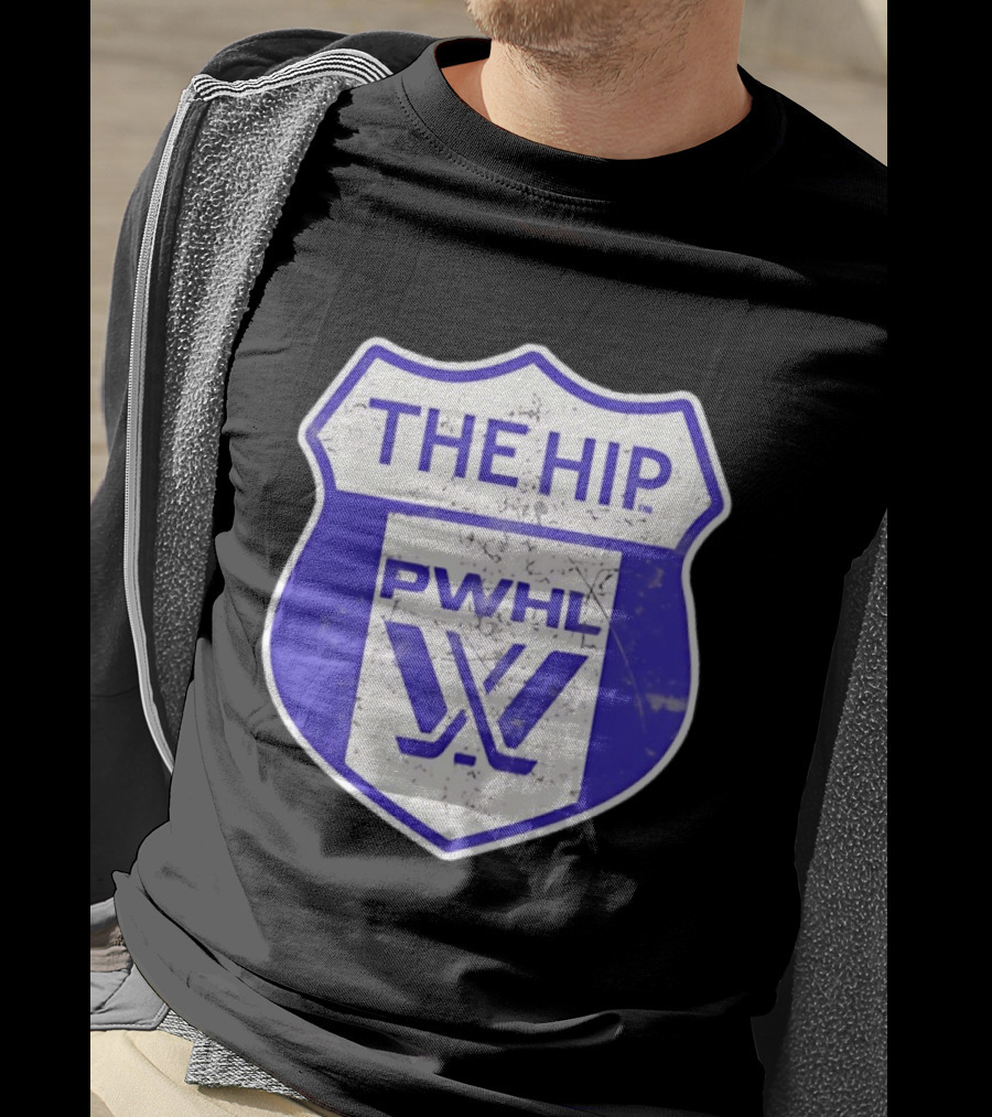 The Hip PWHL Hockey Badge Crest T-Shirt