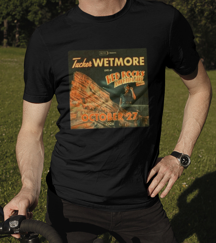 Tucker Wetmore Live At Red Rocks Amphitheatre Morrison CO October 27 2026 T-Shirt