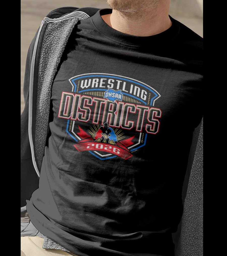 OHSAA 2026 Wrestling Districts Competition T-Shirt