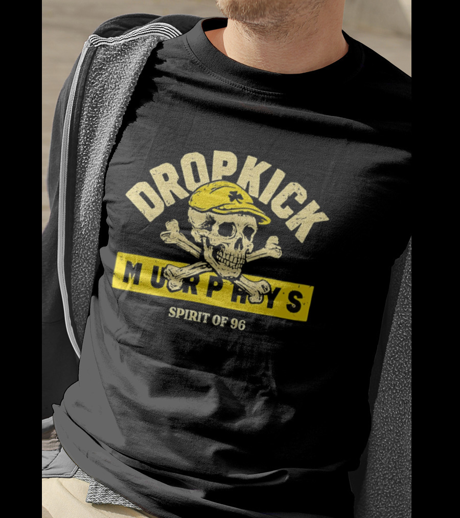Dropkick Murphys Skull And Crossbones Spirit Of 96 T-Shirt