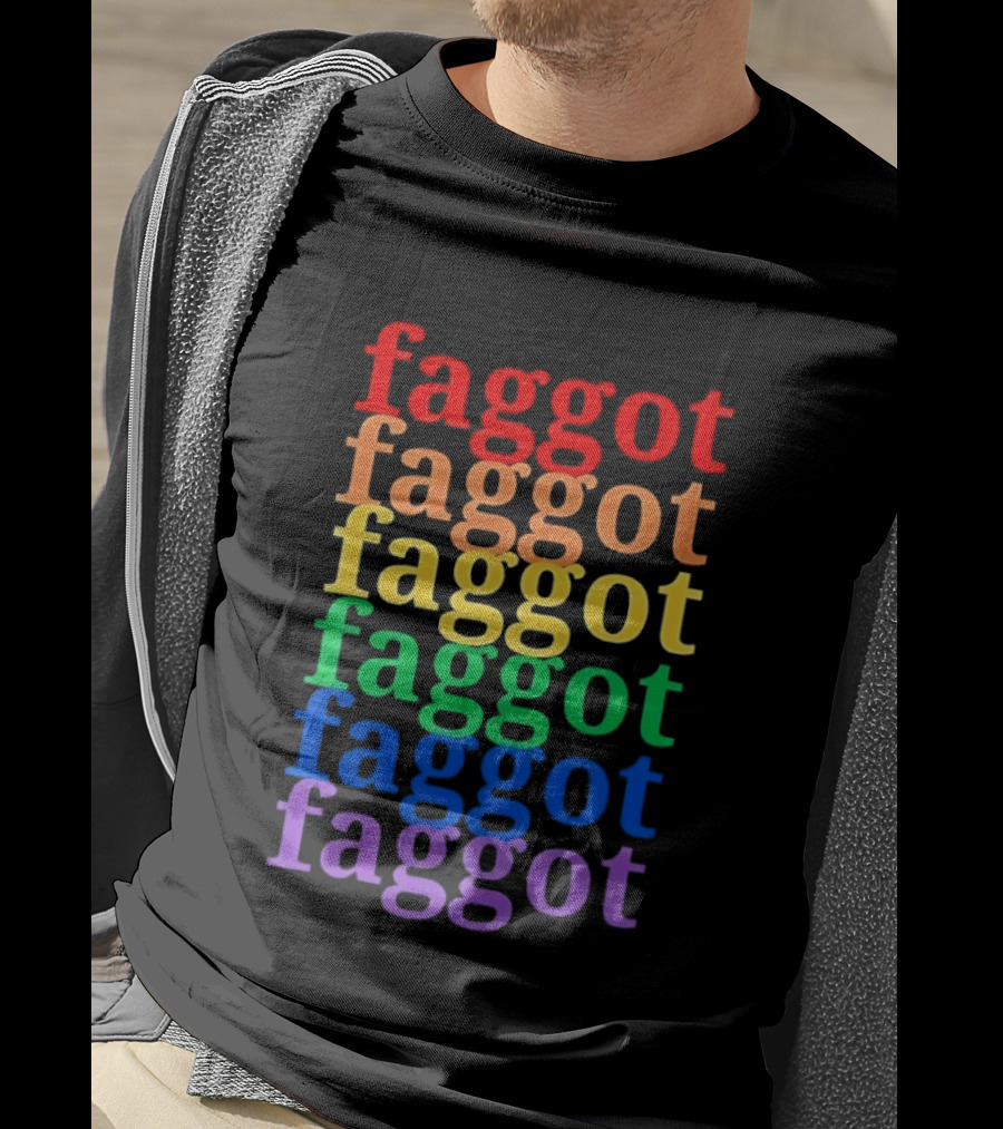 Faggot LGBT Flag T-Shirt