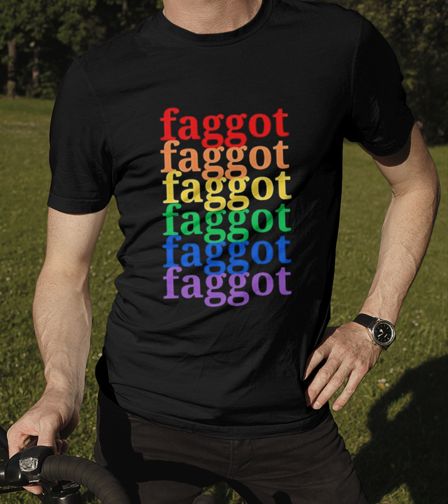 Faggot LGBT Flag T-Shirt