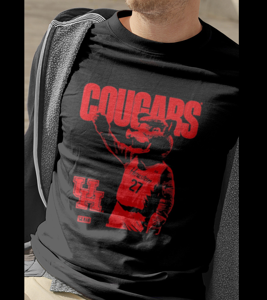 Houston Cougars Slam Dunk Mascot UH 27 T-Shirt
