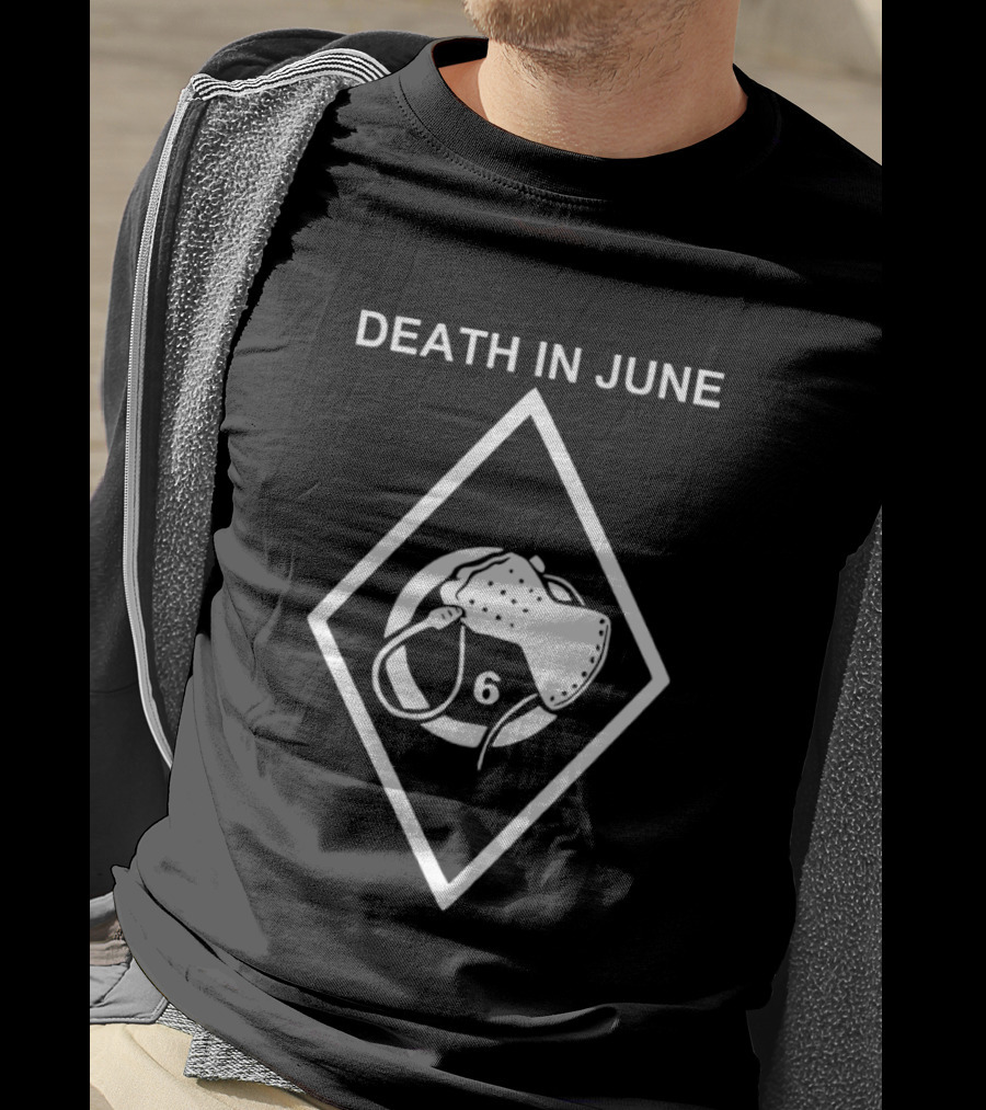 Death In June Mask Icon White T-Shirt