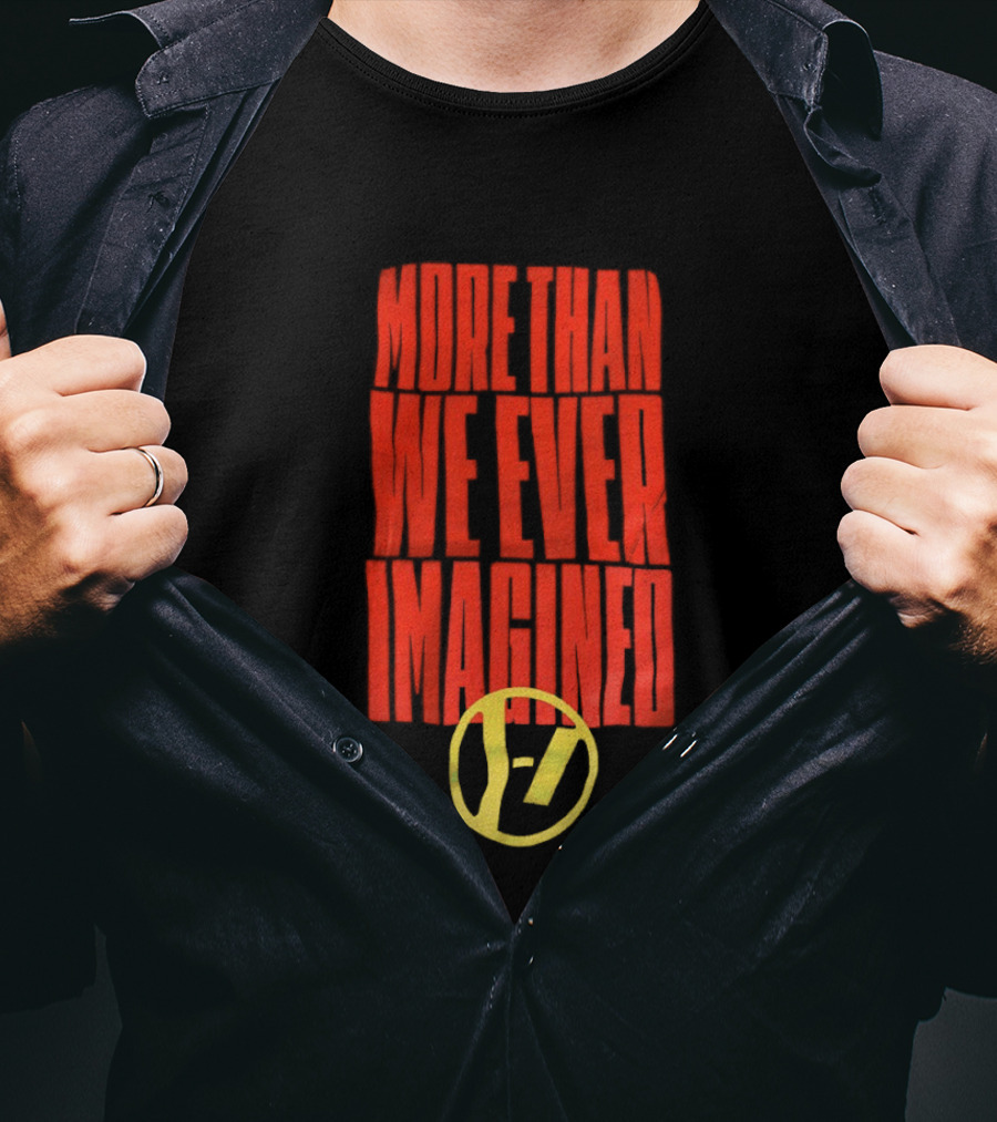More Than We Ever Imagined Twenty One Pilots Yellow Circle T-Shirt