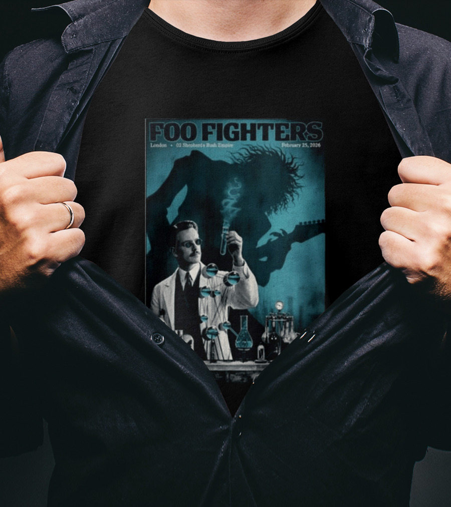 Foo Fighters London O2 Shepherds Bush Empire February 25 2026 T-Shirt