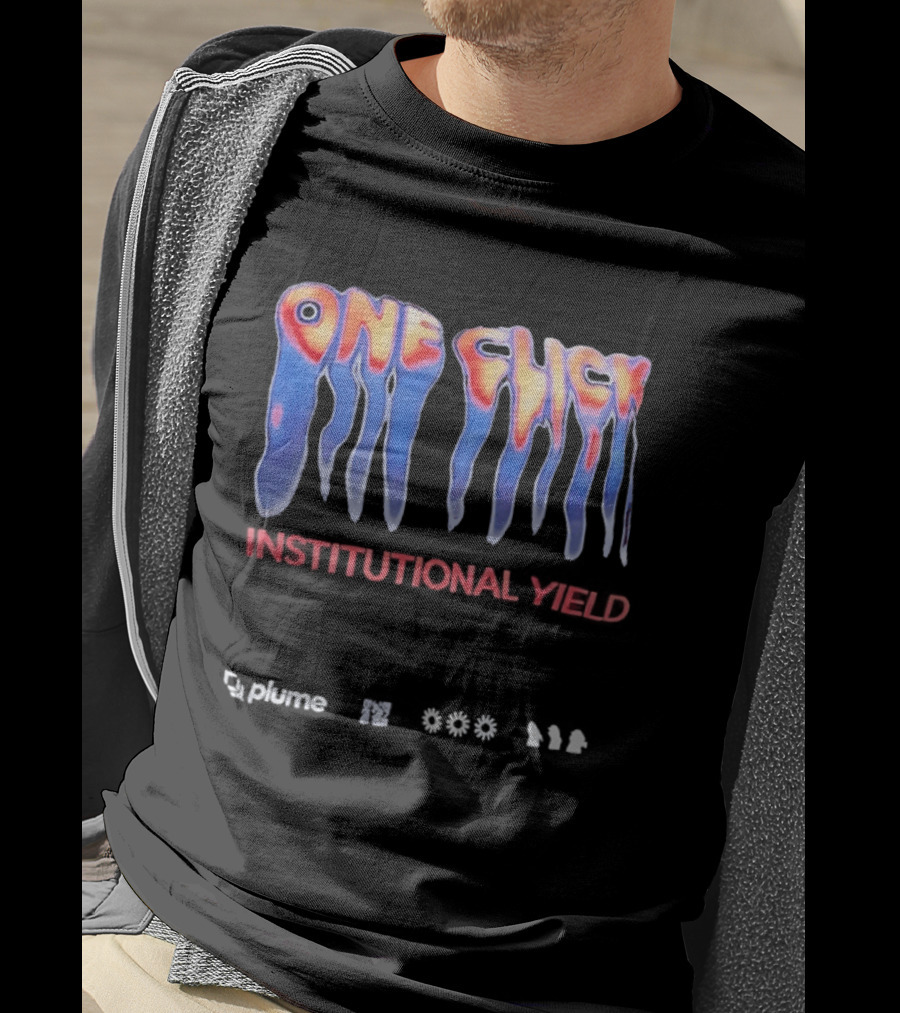One Click Institutional Yield Plume Melting Graffiti 630 914 T-Shirt