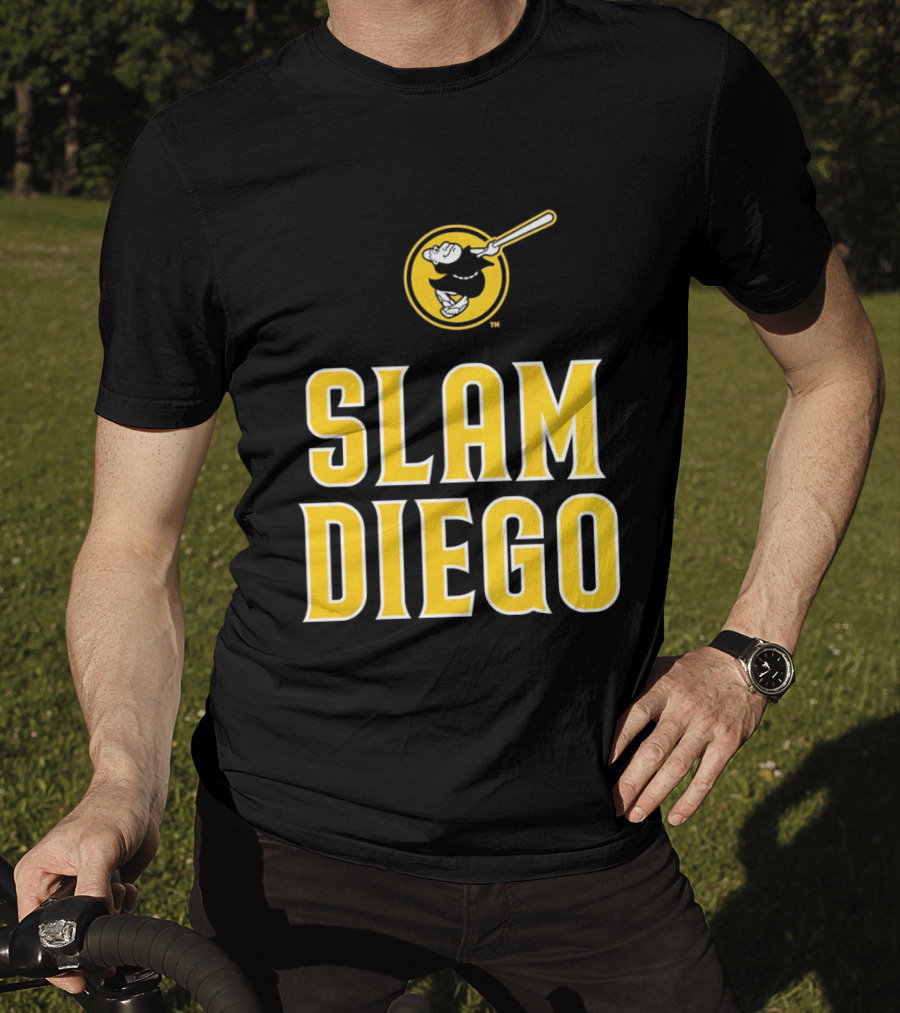 San Diego Padres Slam Diego Baseball Bat T-Shirt