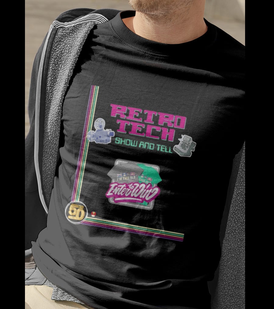 Retro Tech Enter To Win 50 Years I'm This Old T-Shirt