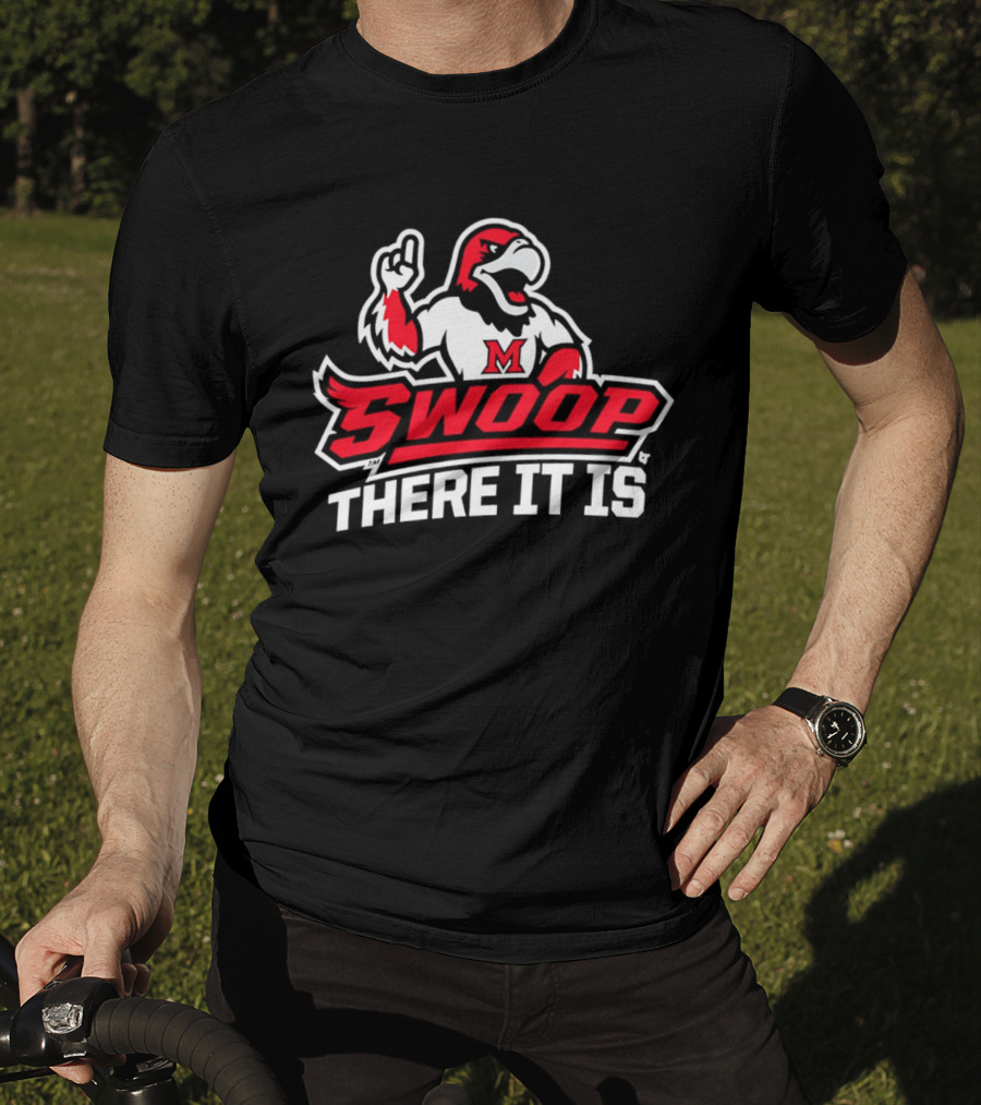 Miami RedHawks Swoop There It Is M Logo 2026 T-Shirt