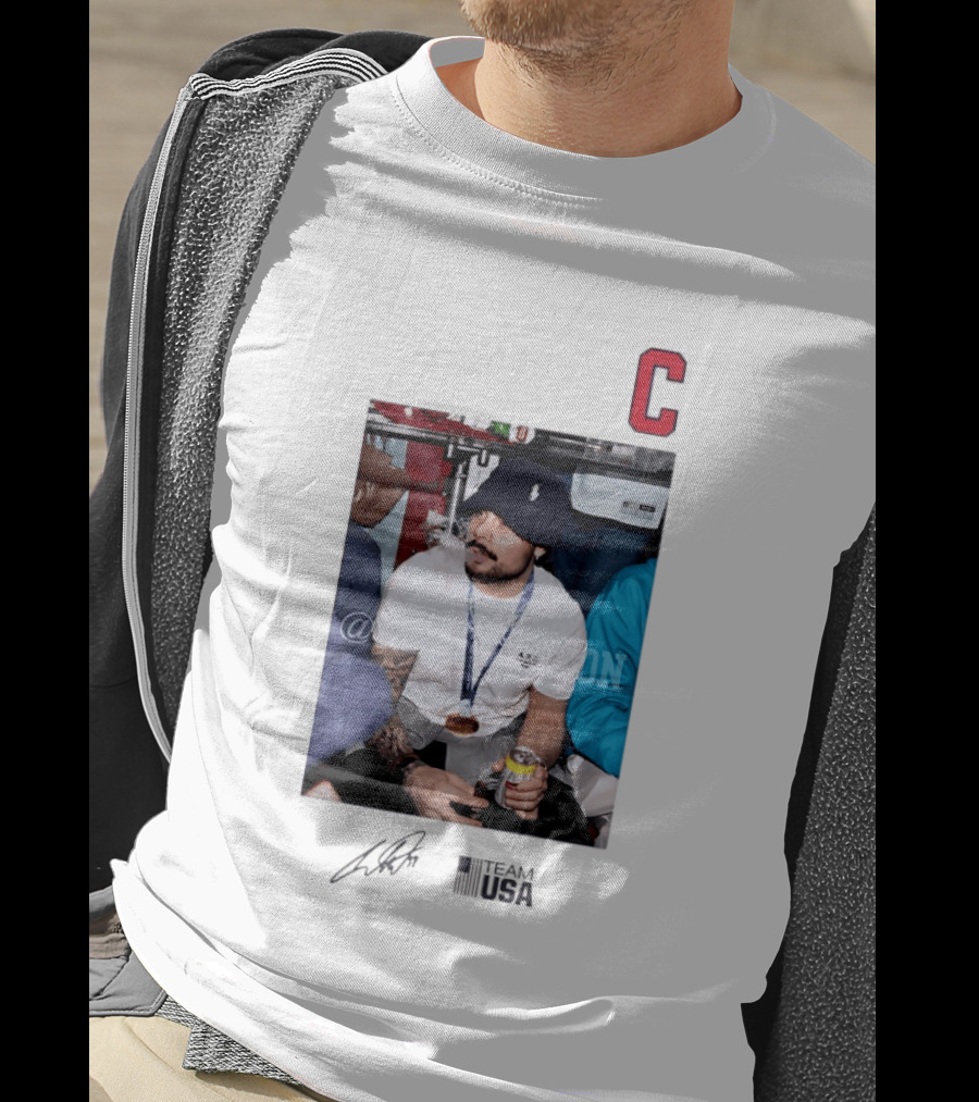 Veeze Wearing Beanie Hat Team USA At Winter Olympics 2026 T-Shirt