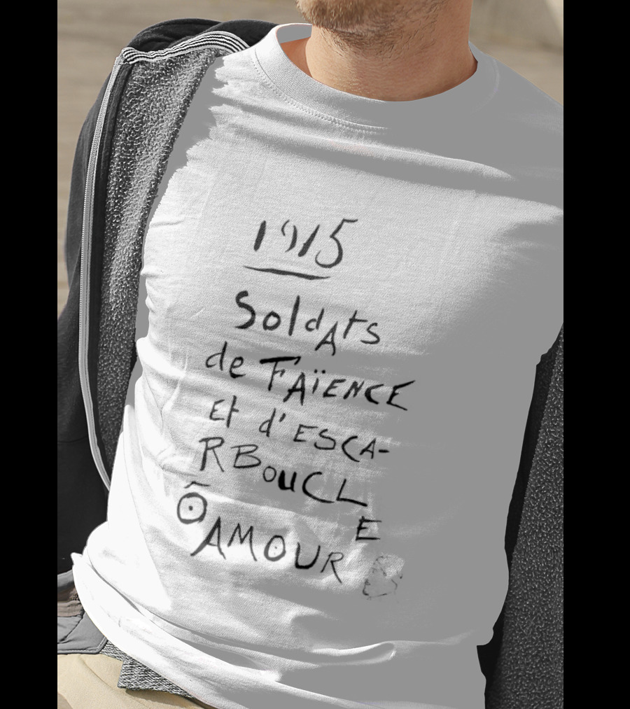 1915 Soldats De Faience Et D'Escarboucle D'Amour T-Shirt
