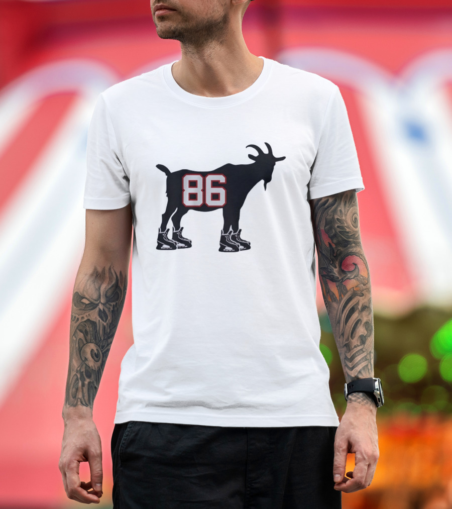 Jack Hughes 86 Hockey GOAT USA Winter Olympics T-Shirt