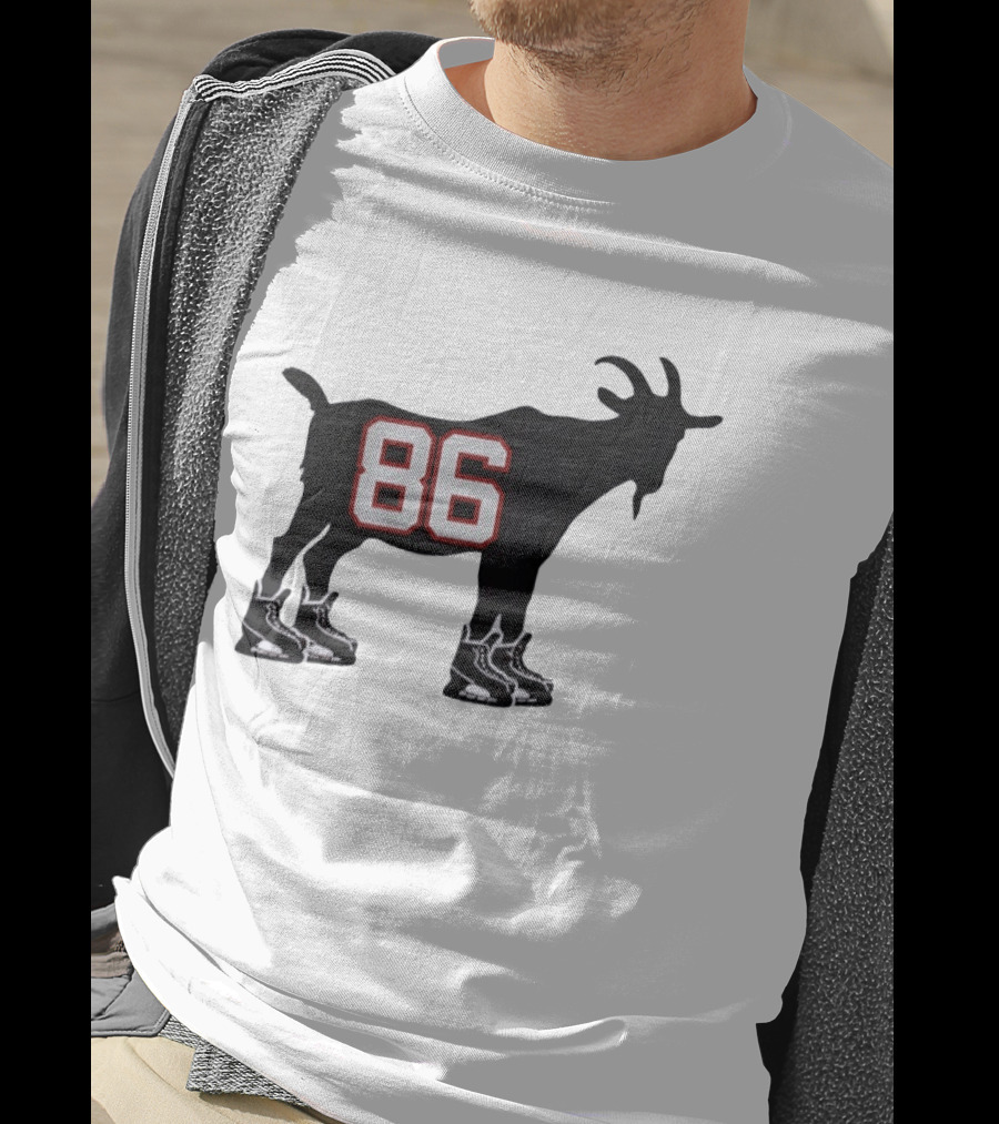 Jack Hughes 86 Hockey GOAT USA Winter Olympics T-Shirt