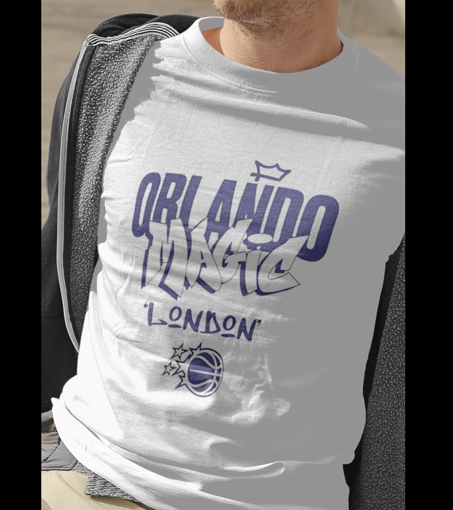 Orlando Magic London Basketball Team Branding T-Shirt