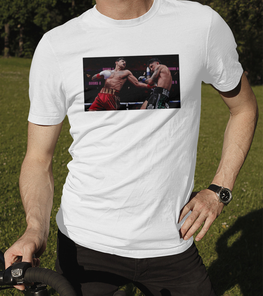 Ryan Garcia Vs Mario Barrios Boxing Match Action Round 6 T-Shirt