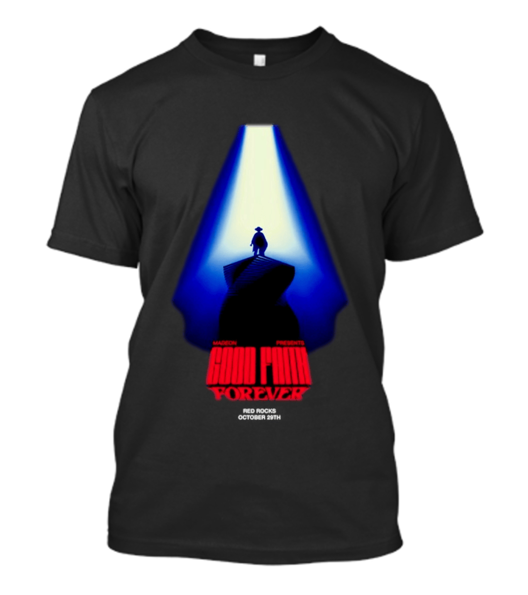 Good Faith Forever Madeon Presents Red Rocks October 29th T-Shirt
