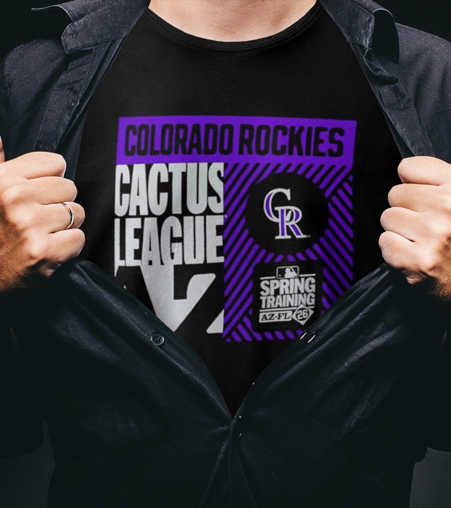 Colorado Rockies Cactus League 2026 Spring Training T-Shirt