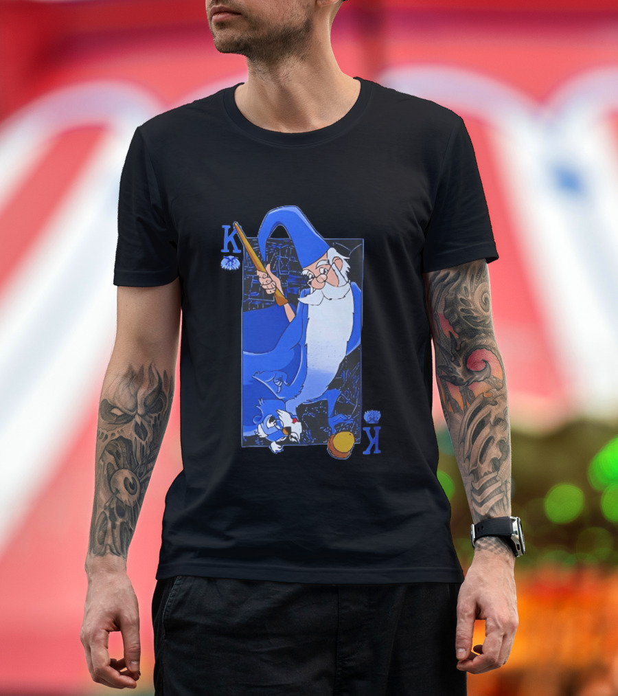 Merlin The Sword In The Stone Higitus Figitus King Card T-Shirt