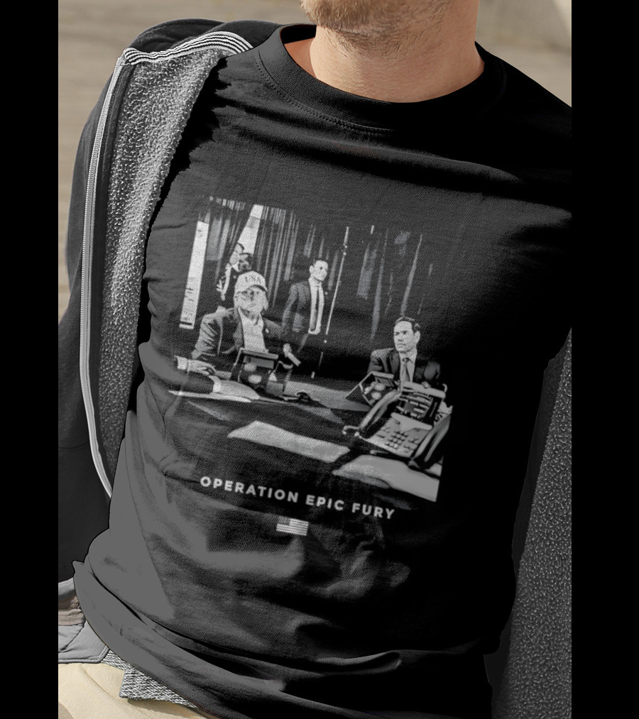 Operation Epic Fury MaraLago Florida War Room Strategy Session T-Shirt