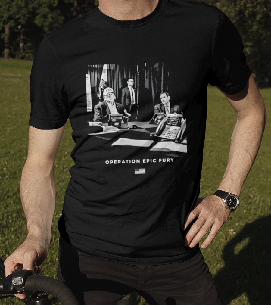 Operation Epic Fury MaraLago Florida War Room Strategy Session T-Shirt