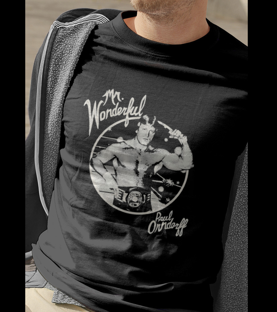 Paul Orndorff Mr Wonderful Championship Wrestler T-Shirt