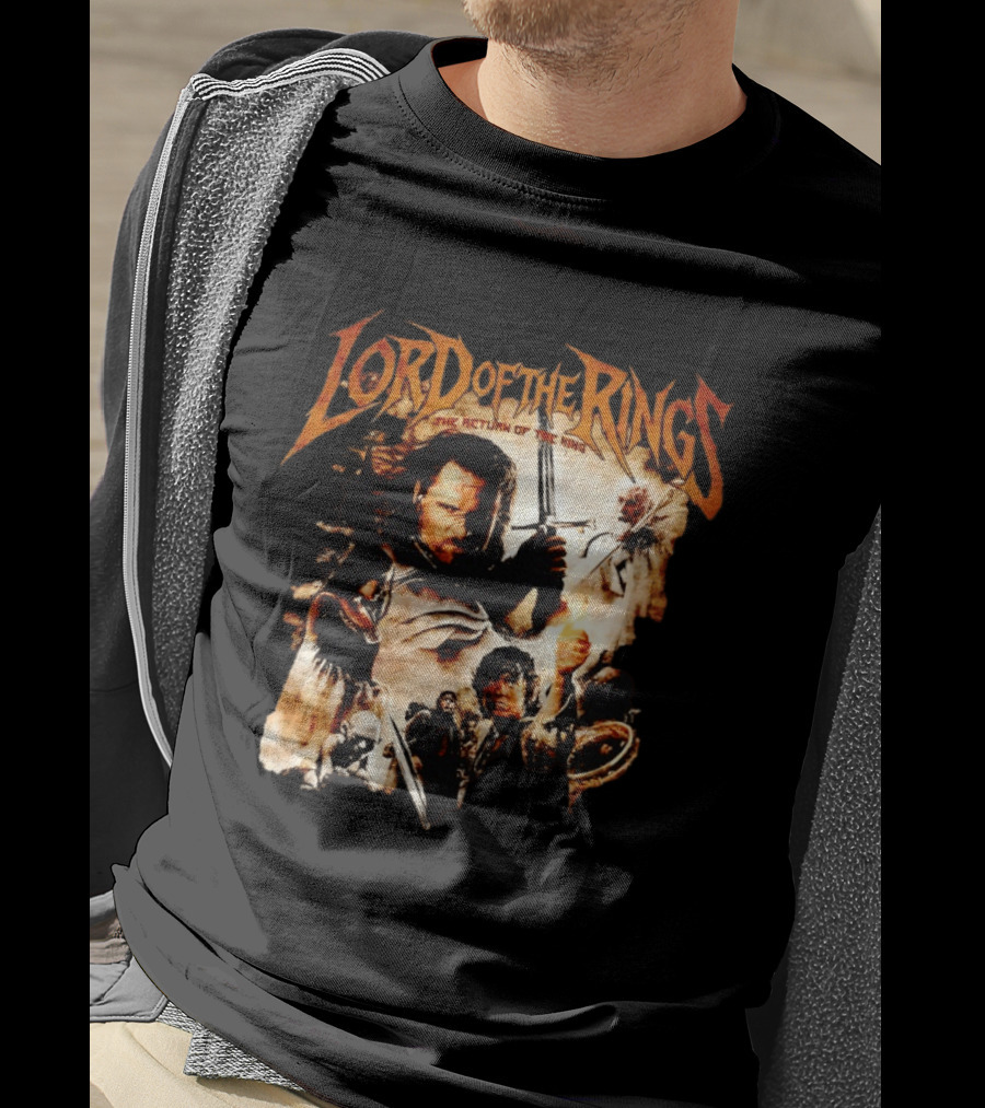 The Return Of The King Lord Of The Rings Movie Characters And Scenes T-Shirt