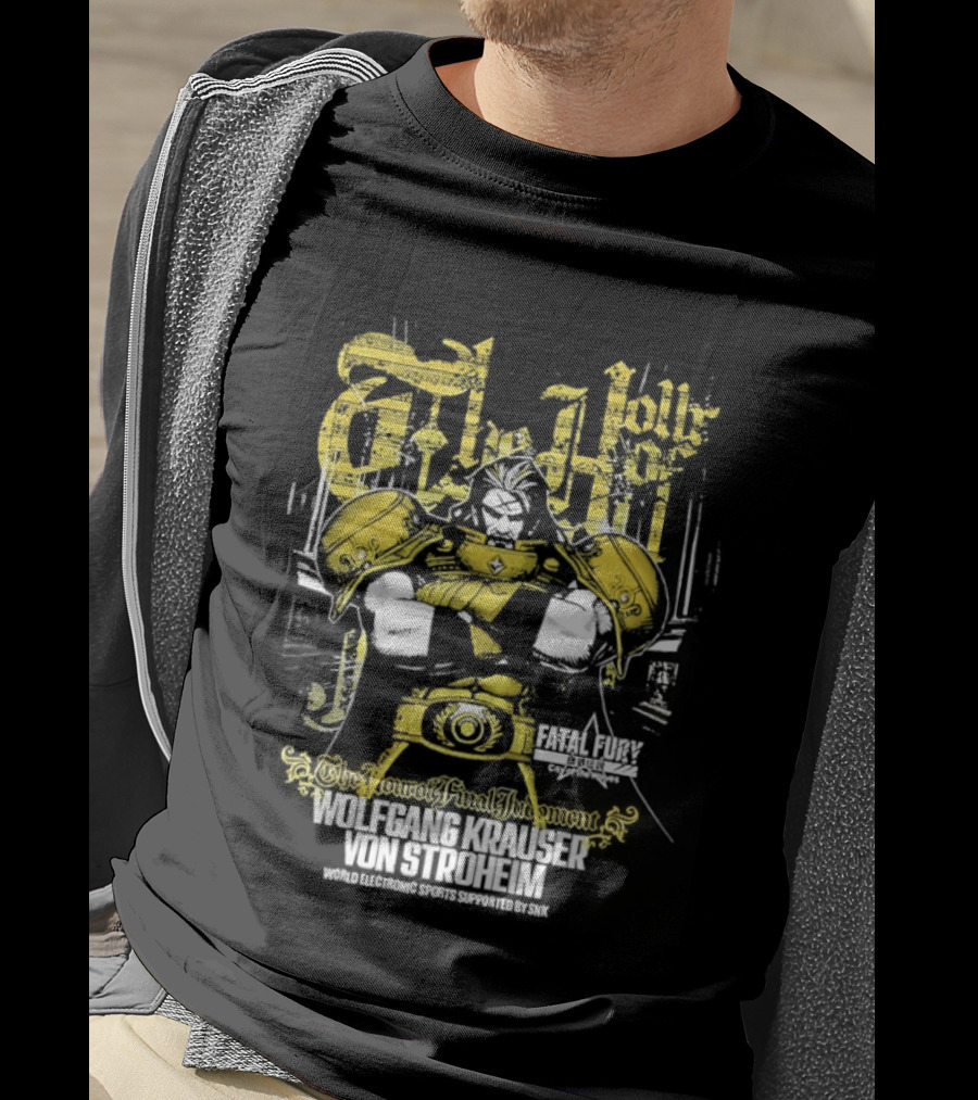 Fatal Fury Wolfgang Krauser Von Stroheim Gold Armor T-Shirt