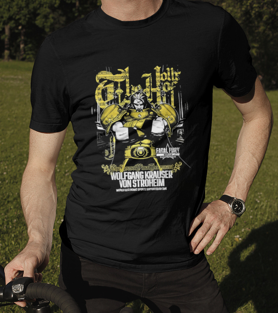 Fatal Fury Wolfgang Krauser Von Stroheim Gold Armor T-Shirt