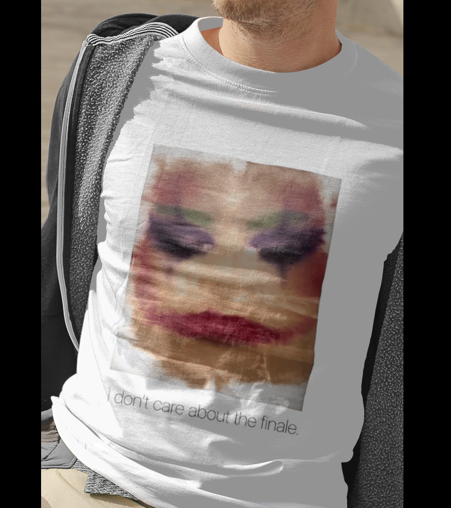 Joker I Don't Care About The Finale Abstract Face T-Shirt