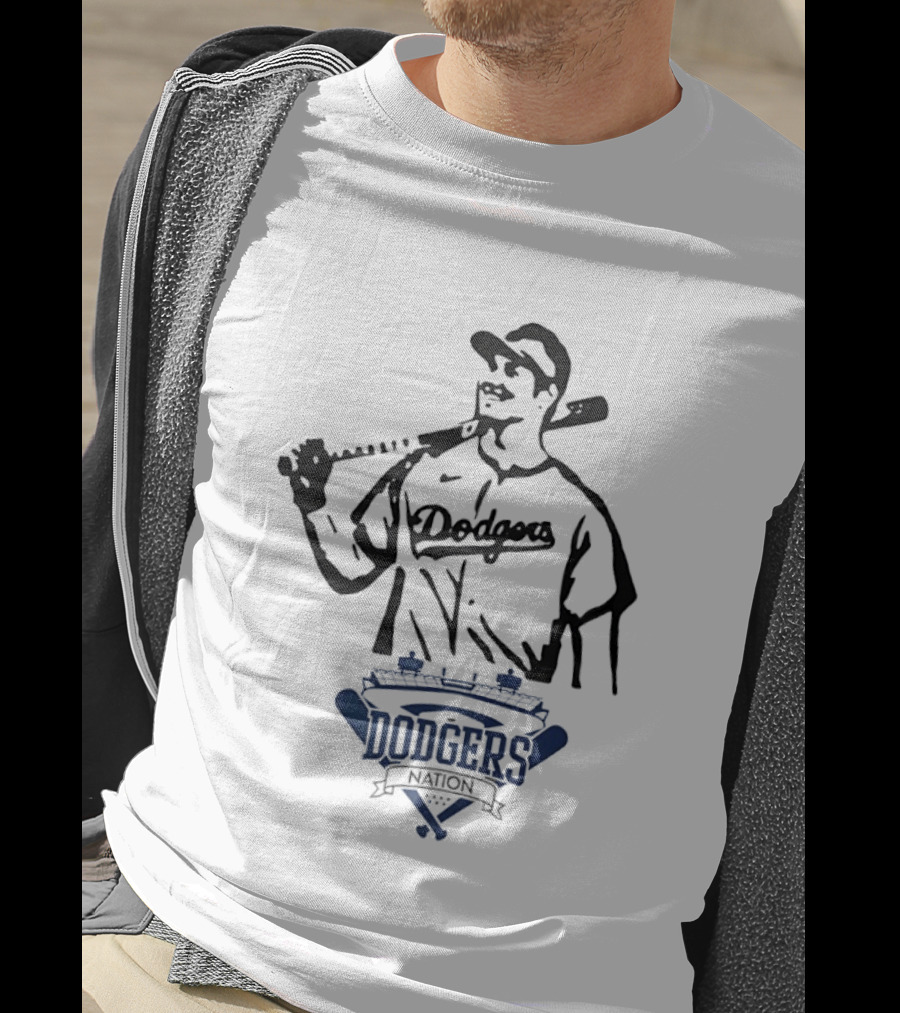 Dodgers Nation Baseball Player Los Angeles T-Shirt