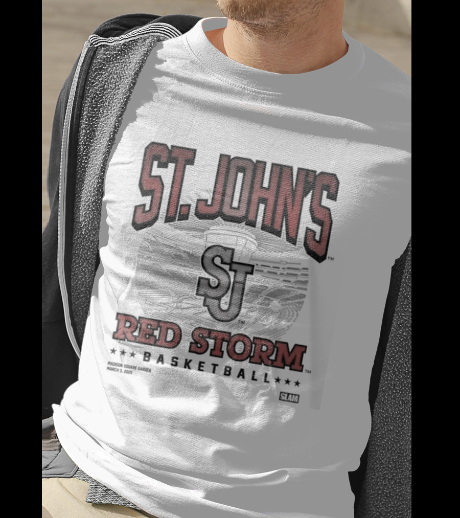 St John's Red Storm Basketball Madison Square Garden March 3 2026 Exclusive Event T-Shirt