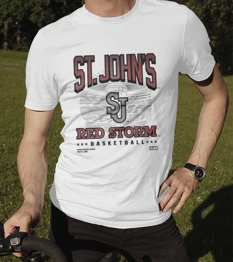 St John's Red Storm Basketball Madison Square Garden March 3 2026 Exclusive Event T-Shirt