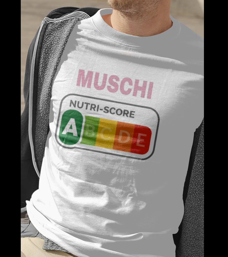 MUSCHI Nutri Score ABCDE European Food Nutrition Rating System T-Shirt